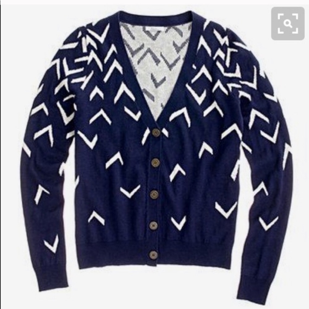 Madewell Wallace seabird Navy cardigan size medium